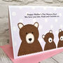 'Bears' Personalised Mother's Day Card, thumbnail 4 of 7