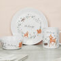 Personalised Woodland Animals Kids Breakfast Set, thumbnail 3 of 3
