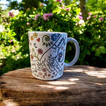 Personalised Holding Hands Mug, 2 of 11