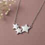 30th Birthday Sterling Silver Star Necklace, thumbnail 1 of 7