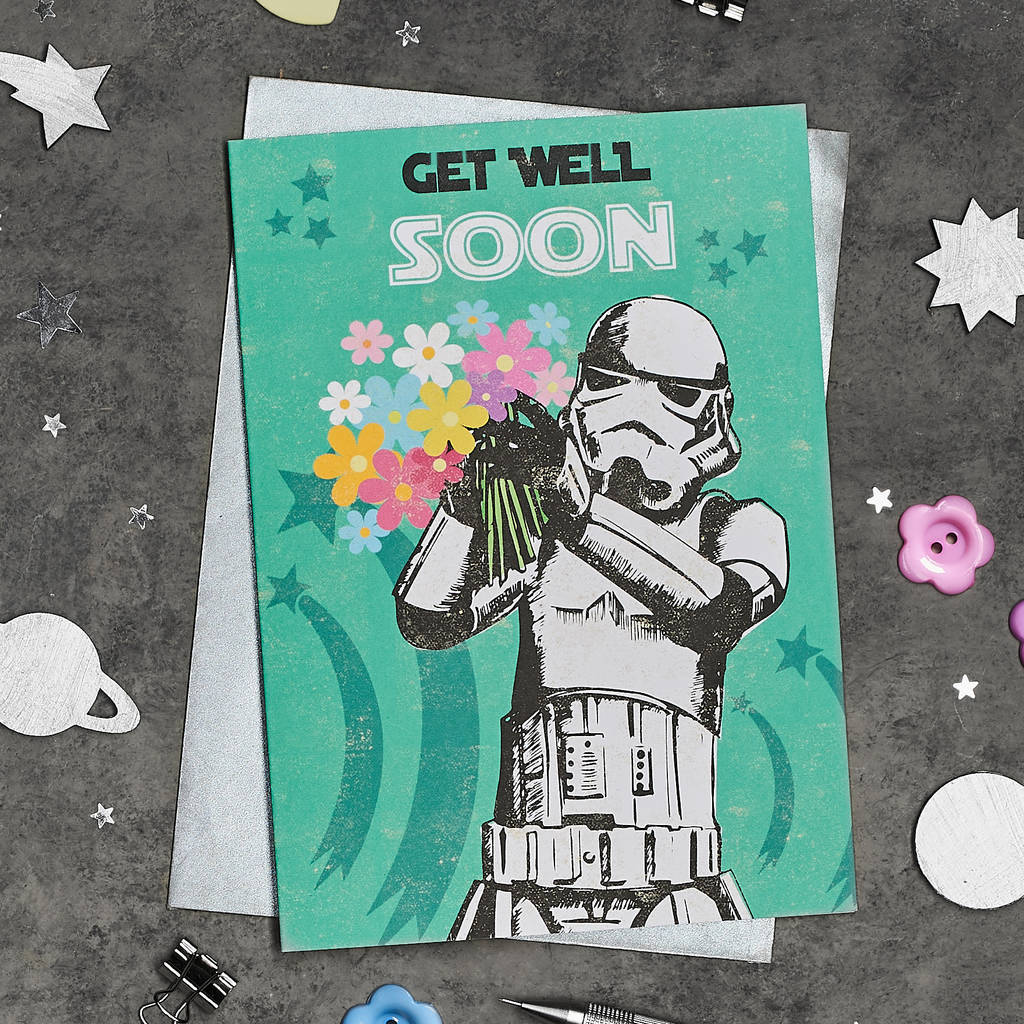 Original Stormtrooper Get Well Card, 1 of 3