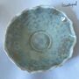 Handmade Mini Blue Brown Pottery Ring/ Jewellery Dish, thumbnail 3 of 9