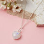 Healing Rainbow Moonstone Gemstone Gold Plated Necklace, thumbnail 8 of 10