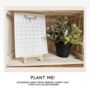 Plantable Eco Desk Calendar Made From Seeded Card 2022, thumbnail 1 of 6