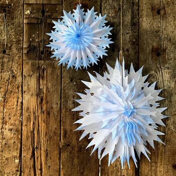 Double Tissue Paper Paper Snowflakes Assorted, 2 of 2