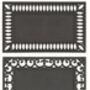 Decorative Black Rubber Surround Surround Only, thumbnail 1 of 3