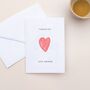 Personalised Large Heart Valentines Card, thumbnail 1 of 5