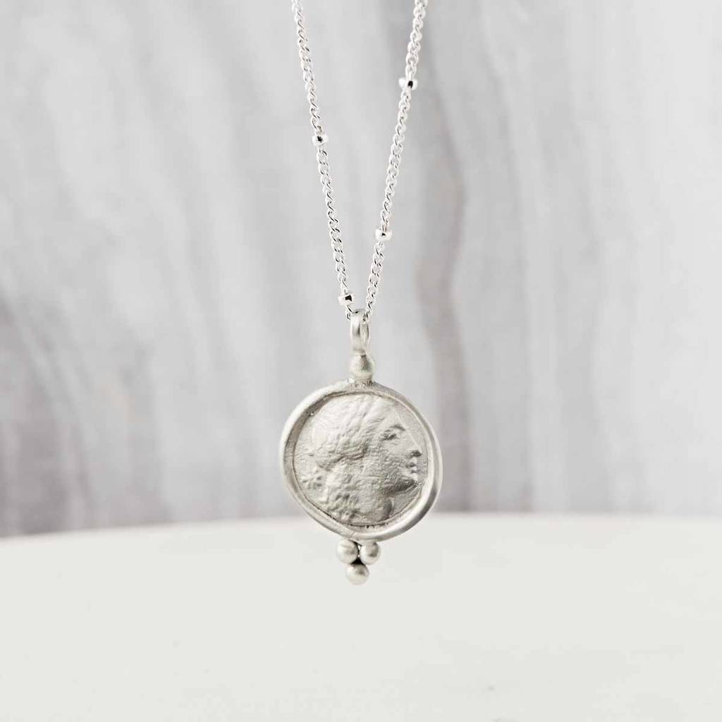 Sterling Silver Goddess Amulet Necklace, 1 of 6