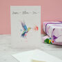 Mothers Day Plantable Seed Paper Hummingbird Card, thumbnail 6 of 6