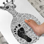 Personalised Baby Giraffe Footprint Kit, thumbnail 2 of 5