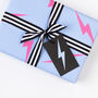 Pink Lightning Bolts | Wrapping Paper, thumbnail 4 of 4