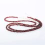 Garnet And Sterling Silver Long Necklace, thumbnail 3 of 10