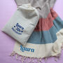 Handwoven Cotton Sofa Throw, Personalised Gfit, thumbnail 1 of 12