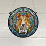 Rough Collie Memorial Suncatcher, thumbnail 1 of 6