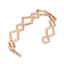 Baori Signature Cuff Bracelet Rose Gold Vermeil, thumbnail 1 of 6