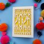 Personalised 2026 Papercut Happy New Year Card, thumbnail 7 of 8