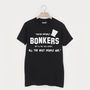 You’re Bonkers Unisex Alice In Wonderland T Shirt, thumbnail 1 of 3