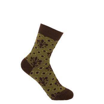 Fleur De Lis And Parallel Women’s Socks – Bundle, 4 of 5