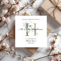 Wedding Card With Monogramed Surname, thumbnail 1 of 2