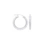 Athenian Scroll Sterling Silver Hoops, thumbnail 2 of 3