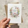 Cottage Garden Wildflower Thank You Cards, thumbnail 1 of 5