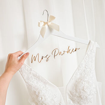 Luxury Personalised Bridal Hanger, 3 of 7