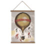 Vintage Hot Air Balloon Giclée Wall Art, thumbnail 2 of 5