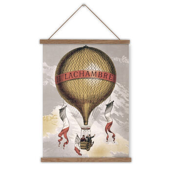 Vintage Hot Air Balloon Giclée Wall Art, 2 of 5