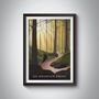 Go Mountain Biking Travel Poster Art Print, thumbnail 1 of 8