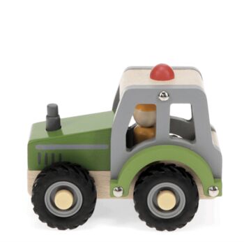 Personalised Wooden Push Tractor Toy, 4 of 5