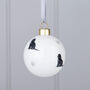 Christmas Cockapoo Bone China Bauble Decorations, thumbnail 2 of 3