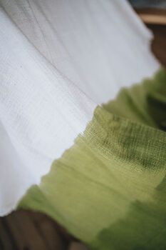 Linen Feel Textured Throw Blanket, 3 of 6