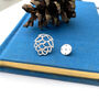 Sterling Silver Pine Cone Pin Brooch, thumbnail 3 of 10