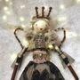 Personalised Hand Crafted Christmas Tree Topper Fairy, thumbnail 3 of 10