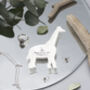 Ceramic Giraffe Ring Dish With Slogan In Gift Box, thumbnail 1 of 3