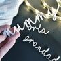 Personalised Cut Out Name Christmas Decoration, thumbnail 4 of 5