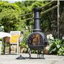 Steel Chiminea With Grill With A Choice Of Three Sizes, thumbnail 1 of 6