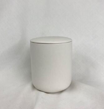 Candle Wood Wick Ceramic Pot In Cocoa Oud, 2 of 3