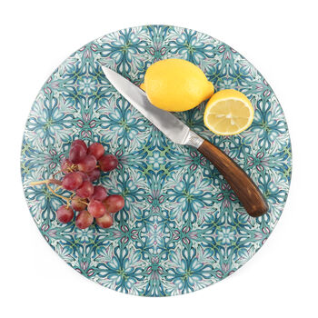 ‘Flourishing Garden’ Circular Chopping Board, 4 of 9