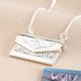 Personalised Envelope Locket Necklace With Hidden Photo, thumbnail 6 of 9