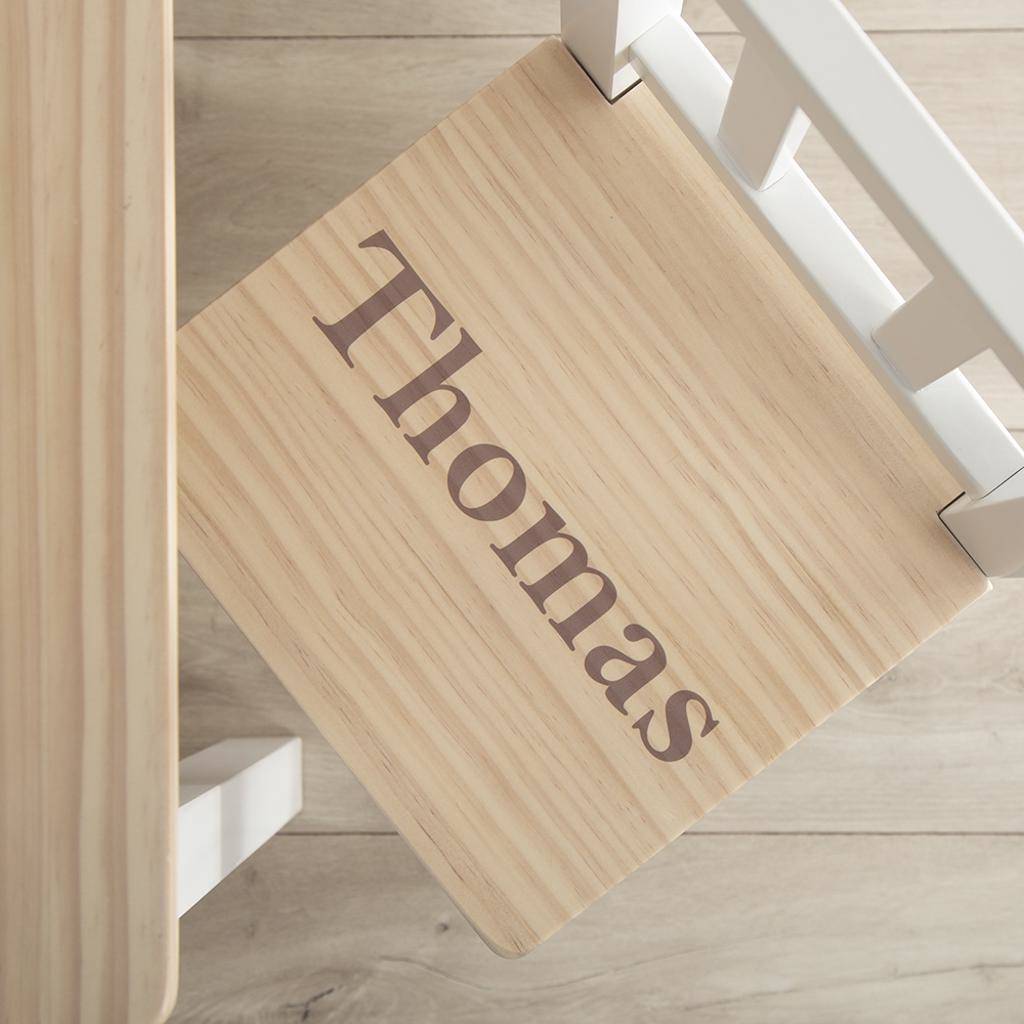 Personalised Table And Chairs Set 3y+ By My 1st Years