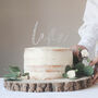 Love Wedding Cake Topper, thumbnail 1 of 5