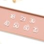 Personalised Milestone Birthday Bead Bracelet, 18th, 21st, 30th, 40th, 50th, 60th, 70th, thumbnail 9 of 11