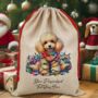 Personalised Poodle In Christmas Lights, thumbnail 5 of 10