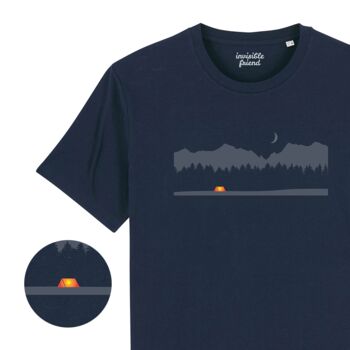 Illuminated Tent Organic Cotton T Shirt, 2 of 3