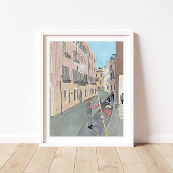 Venice Grand Canal Illustration Print, 3 of 4