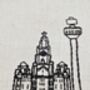 Liverpool Skyline Beginners Embroidery Kit, thumbnail 9 of 12