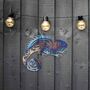 Rusty Metal Chameleon Decor Metal Lizard Wall Art, thumbnail 4 of 10