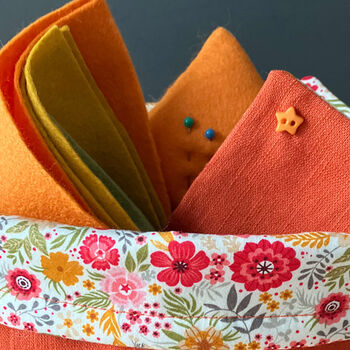 Children’s Sewing / Knitting / Project Bag / Orange, 4 of 6