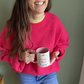 'Lovely Mum' Verse Mug Mothers Day Gift, 3 of 5